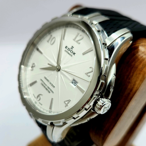 EDOX AUTOMATIC -GRAND OCEAN- FULL SET -PREVIOUSLY OWNED - Picture 9 of 9